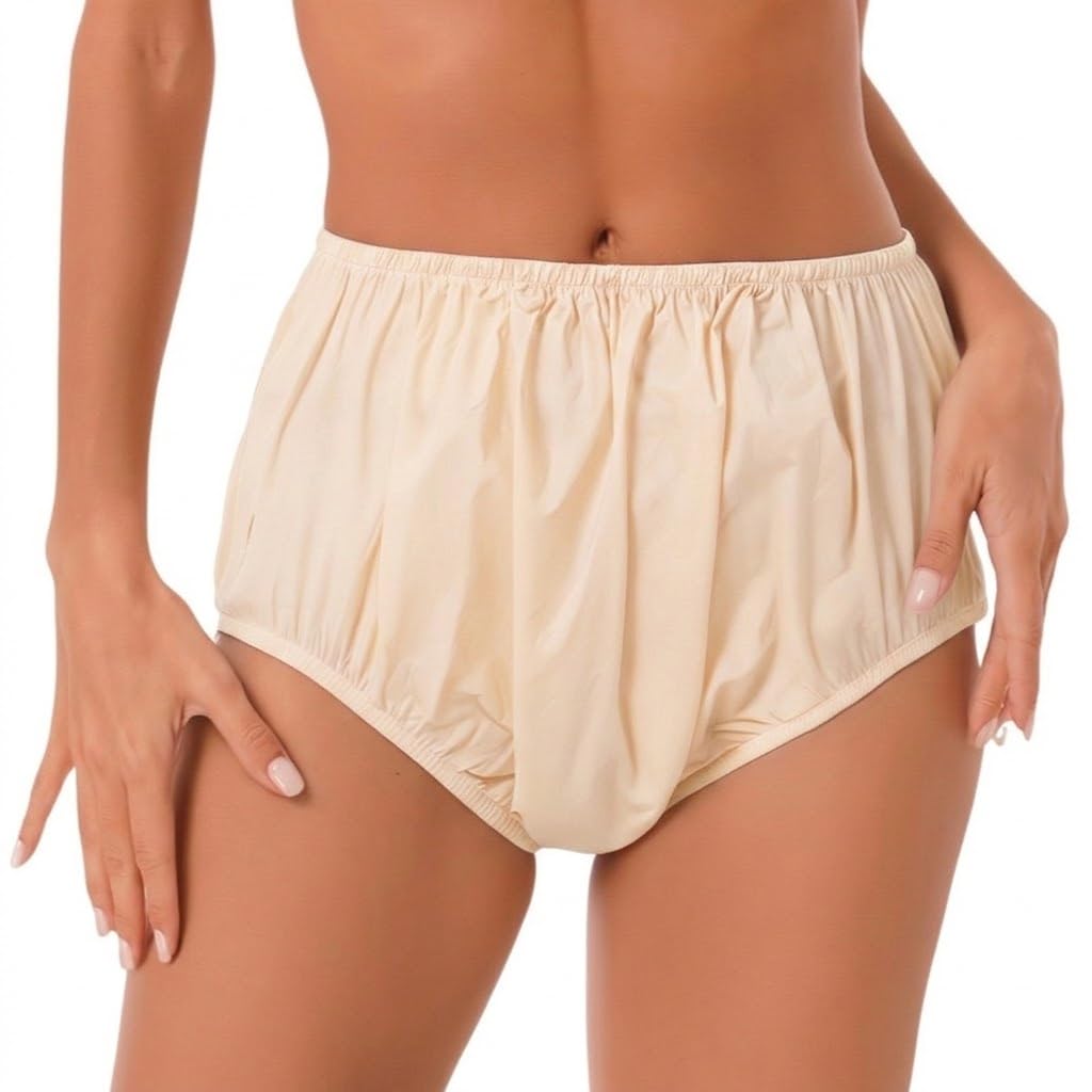 3 Pack TPU Waterproof Adult Diapers, Reusable Leakproof Diaper Covers, Washable Protective Briefs for Elderly Care