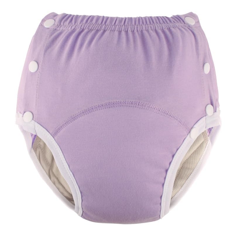 LEEMOOCARE Washable Breathable Cotton Incontinence Pants for Elderly