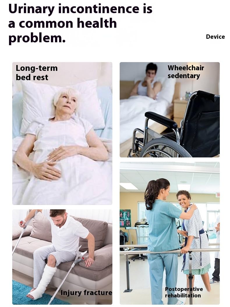 Elderly Incontinence Underwear with Side Opening, Pure Cotton Washable Leak-Proof Diaper for Bedridden Patients and Seniors