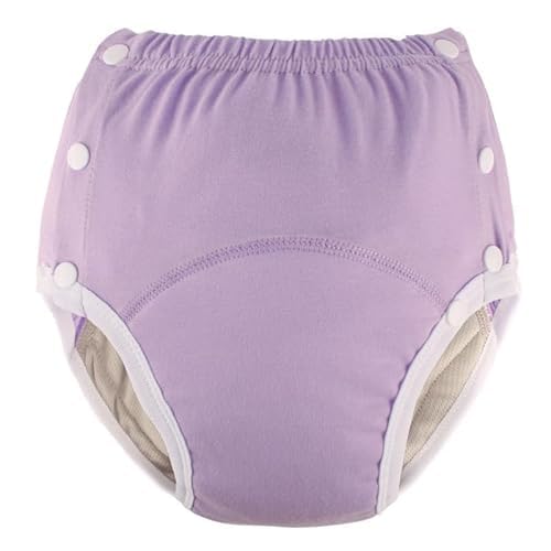 LEEMOOCARE Washable Breathable Cotton Incontinence Pants for Elderly