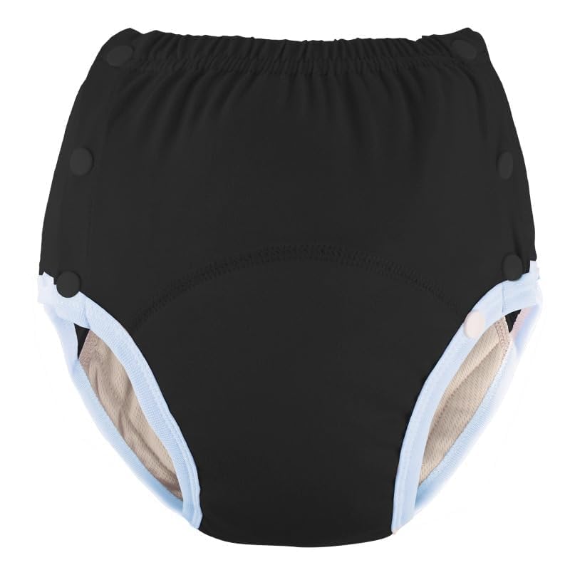 LEEMOOCARE Washable Breathable Cotton Incontinence Pants for Elderly