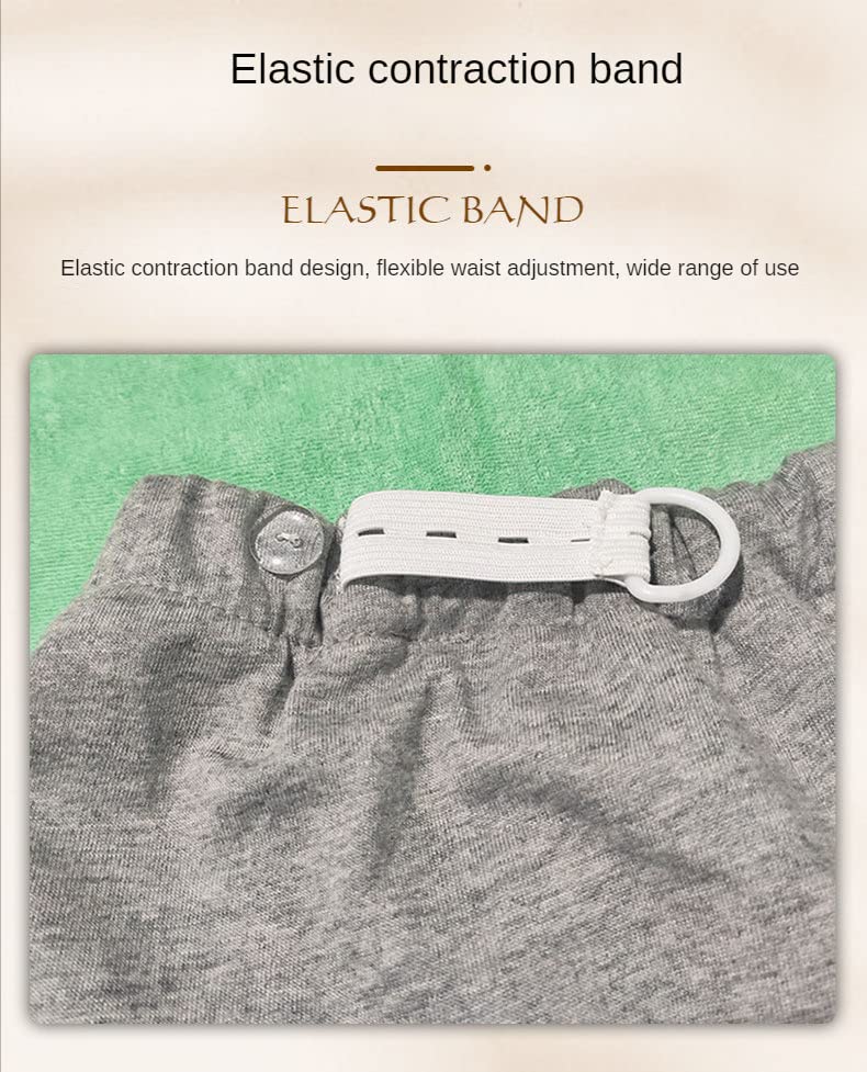 Waterproof Diaper Pants for The Elderly, Washable Cotton, Adult Urine Pads,Paralyzed, Bedridden Men Women