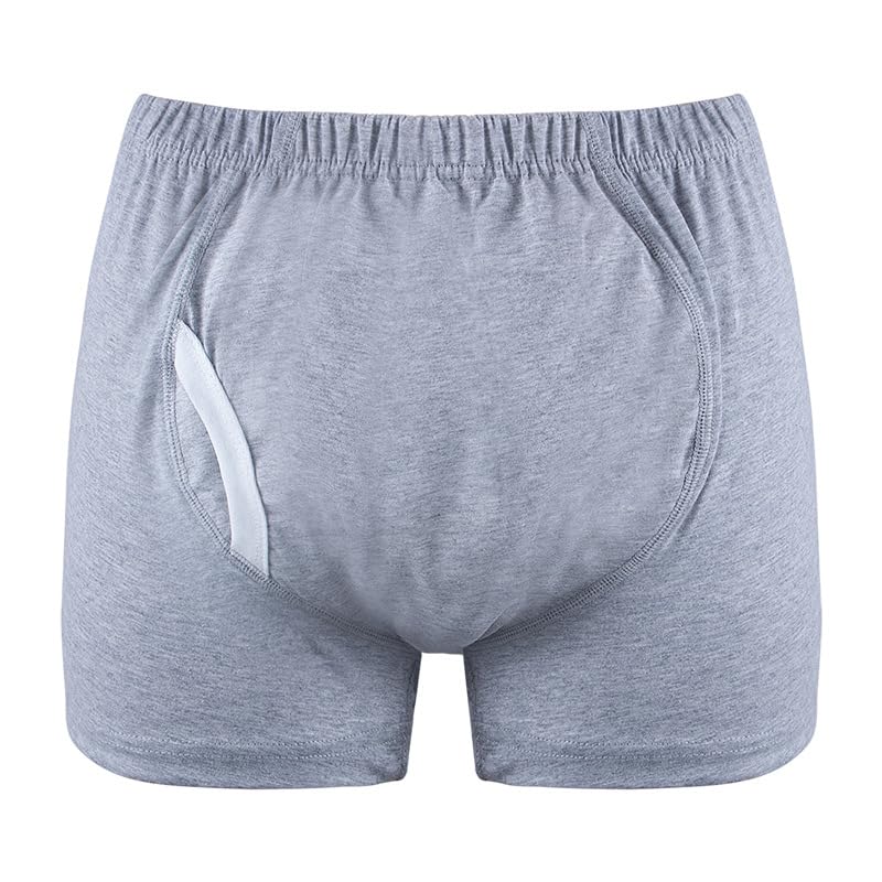 LEEMOOCARE Washable Leakproof Incontinence Boxer Briefs for Men & Women