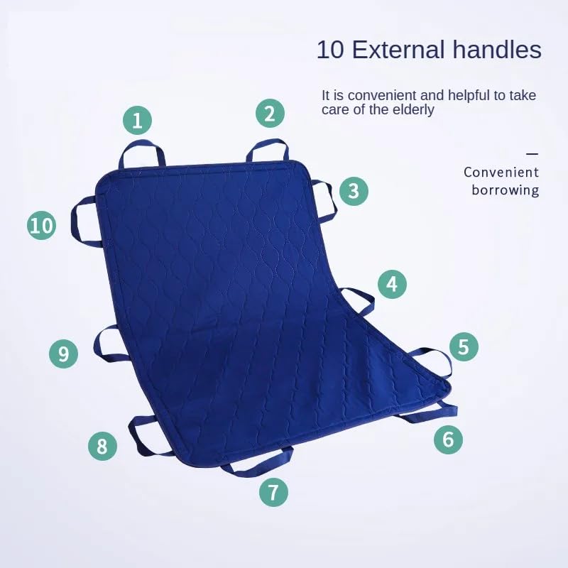 Repositioning and Incontinence Protection Pad for Bedridden Patients, Washable Dual-Use Pad for Elderly with Urinary Incontinence