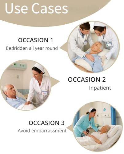 LEEMOOCARE Easy On/Off Gauze Patient Gown for Elderly Home Care