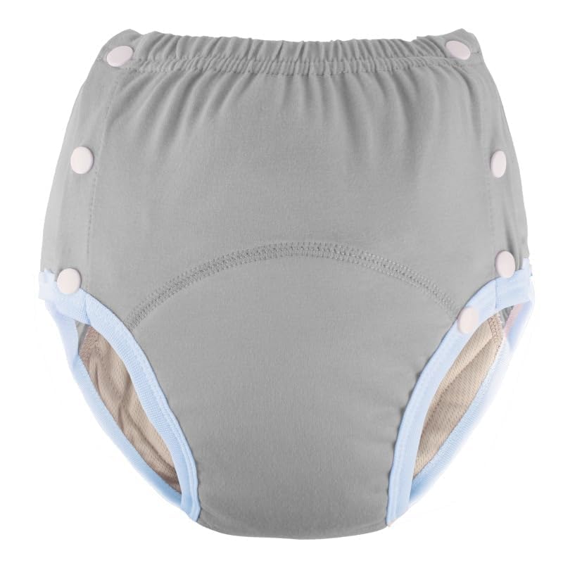 LEEMOOCARE Washable Breathable Cotton Incontinence Pants for Elderly