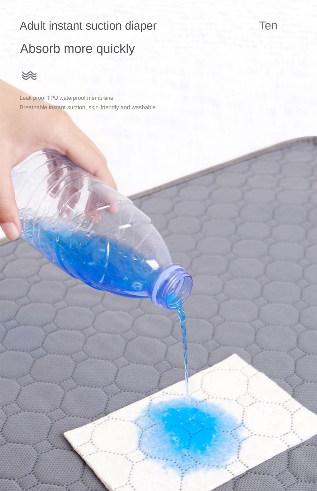 Essential Bedridden Urine Changing Pad Care Products for Elderly Incontinence for Bedridden Seniors with Paralyzed Limbs