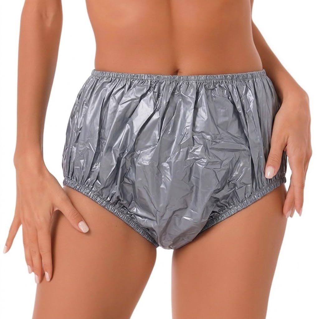 3 Pack TPU Waterproof Adult Diapers, Reusable Leakproof Diaper Covers, Washable Protective Briefs for Elderly Care