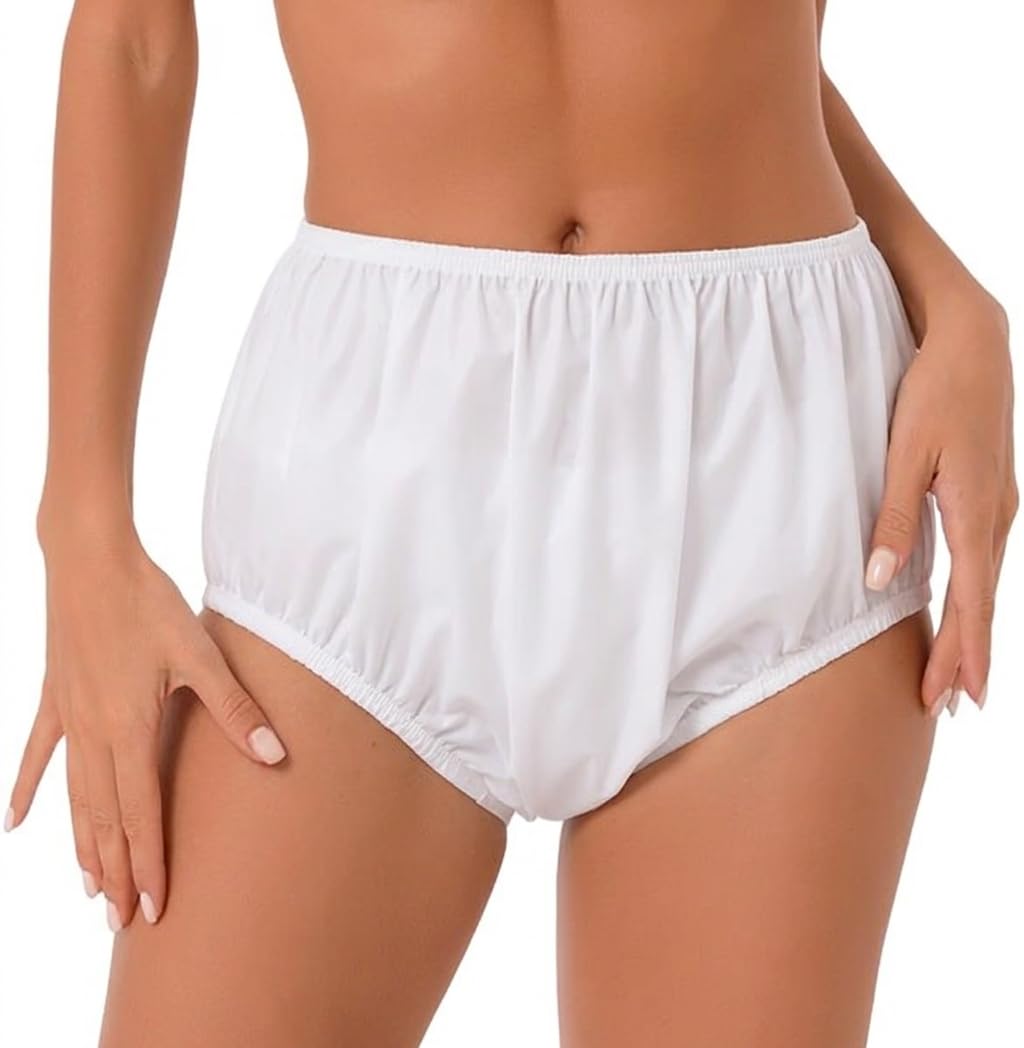 3 Pack TPU Waterproof Adult Diapers, Reusable Leakproof Diaper Covers, Washable Protective Briefs for Elderly Care